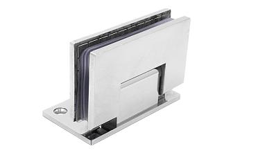 Петля для душевой кабины стена-стекло 90° 90х55 мм полированная t305-2 PSS купить в Санкт-Петербурге