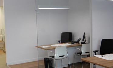 Стеклянные перегородки - вариант 8 купить в Санкт-Петербурге