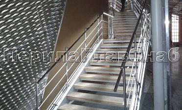 Нержавеющие перила и ограждения с подсветкой купить в Санкт-Петербурге