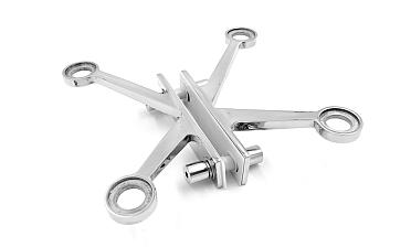 X-спайдер для установки на стеклянное ребро AISI 304 k290-X купить в Санкт-Петербурге