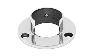 Фланец для трубы с пазом Ø42.4 мм, литой, полированный, (AISI 316) k231 купить в Санкт-Петербурге