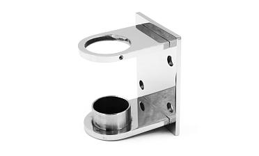 Боковой крепеж С-пластина стакан для Ø38.1 мм, (AISI 201) k339-3 купить в Санкт-Петербурге Боковой крепеж С-пластина стакан для Ø38.1 мм, (AISI 201) k339-3 купить в Санкт-Петербурге