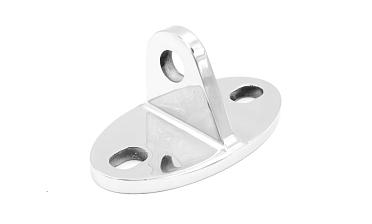 Крепление ванты(тяги) козырька к стене (AISI316), литое, полированное k658-16 купить в Санкт-Петербурге