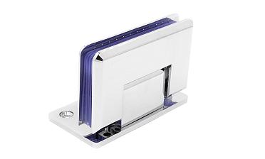 Петля для душевой кабины стена-стекло 90° с односторонним креплением, 90*55, цинк, полированная t305 PZn купить в Санкт-Петербурге