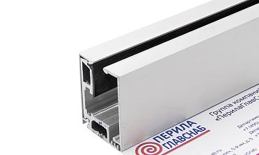 Комплект зажимного профиля для стекла 8-12 мм, анодированный, L=3000 мм т40-3 AL купить в Санкт-Петербурге