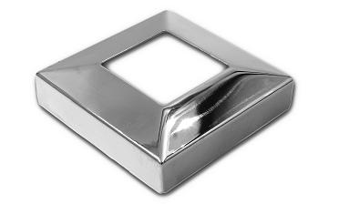 Низ стойки под трубу 40х40 мм, 82х82х0.8, высота 22 мм, полированный (AISI 304) k076 купить в Санкт-Петербурге Низ стойки под трубу 40х40 мм, 82х82х0.8, высота 22 мм, полированный (AISI 304) k076 купить в Санкт-Петербурге