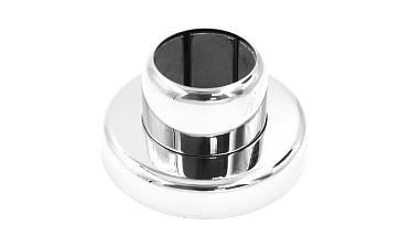 Цанга Ø38.1 мм, низ 8х82 под анкер 8 мм, (AISI 316), (для установки на деревянную ступень, бетон, крепление на 3 анкера М8) k026-3 купить в Санкт-Петербурге