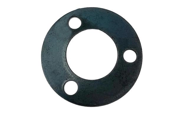 Фланец стойки 38/75 х 3 мм, 3 отв х М10 х 20, черный металл k116-38-3 2