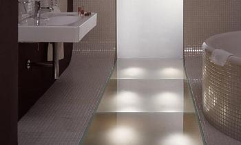 Стеклянные полы в ванной в Санкт-Петербурге. Готовые проекты ПерилаГлавСнаб