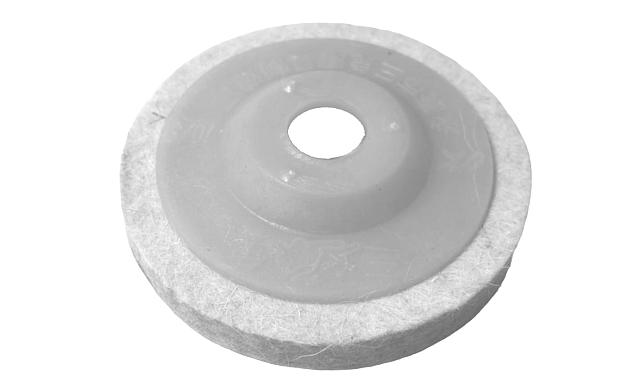 k427-4 войлок белый Ø85х8 мм очищенный, для тонкой полировки 11 000 rpm, Premium 2