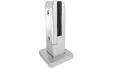 Стеклодержатель литой напольный, плоский 50х50х190 мм, шлифованный (AISI 304) Фk275-2 купить в Санкт-Петербурге