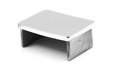 Заглушка для профильной трубы 40х60 мм, полированная, хром (AISI 304) k543 купить в Санкт-Петербурге