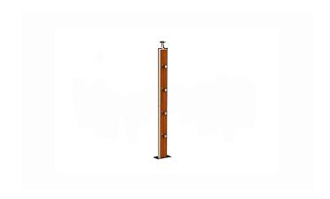 Дизайнерская плоская комбинированная стойка в сборе из шлифованной нержавеющей стали и древесины дуба с четырьмя ригеледержателями k742-2 купить в Санкт-Петербурге Дизайнерская плоская комбинированная стойка в сборе из шлифованной нержавеющей стали и древесины дуба с четырьмя ригеледержателями k742-2 купить в Санкт-Петербурге