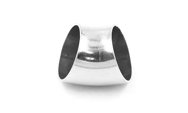 Отвод поручня под сварку Ø38.1х100/2х1.35 мм, 45°, полированный 400 Grit, (AISI 304) k095-45 купить в Санкт-Петербурге