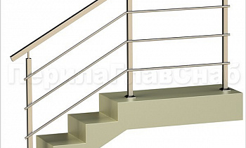 Три ригеля на сварке, квадратные поручень и стойки в Санкт-Петербурге. Готовые проекты ПерилаГлавСнаб Три ригеля на сварке, квадратные поручень и стойки в Санкт-Петербурге. Готовые проекты ПерилаГлавСнаб