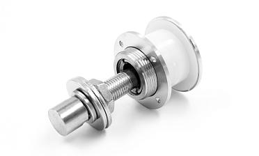 Рутель для крепления козырьков на ванты, разборный, для стекла 10-26 мм, нержавеющая сталь AISI 316, полированная k274-2 купить в Санкт-Петербурге