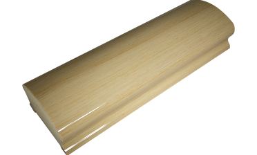 Пластиковый поручень фигурный текстурный, цвет беленый дуб, длина 4м k899-3  купить в Санкт-Петербурге