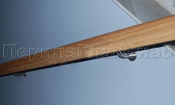 Пристенный деревянный квадратный поручень в Санкт-Петербурге. Готовые проекты ПерилаГлавСнаб