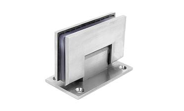 Петля для душевой кабины стена-стекло 90° 90х55 мм AISI 304 шлифованная t301-2 SSS купить в Санкт-Петербурге