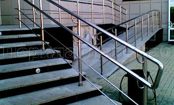 Ограждение пандуса для инвалидов в Санкт-Петербурге. Готовые проекты ПерилаГлавСнаб