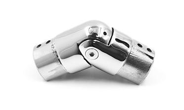 Соединитель поручня с пазом регулируемый, d=42,4 мм, полированный, AISI304 k195 купить в Санкт-Петербурге