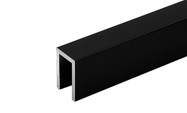 П-образный профиль 19x13, L=2200, алюминий ,черный, уценка t756 BL-У купить в Санкт-Петербурге П-образный профиль 19x13, L=2200, алюминий ,черный, уценка t756 BL-У купить в Санкт-Петербурге