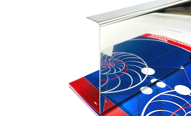 Лицевая накладка из полированной нержавейки на профиль т100 20,3х101мм длина 2 м т100-13 