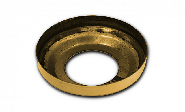 Низ стойки Ø38.1 мм, S=0.8 мм, внешний Ø78х12 мм, золото Фk007-88 2 Низ стойки Ø38.1 мм, S=0.8 мм, внешний Ø78х12 мм, золото Фk007-88 2