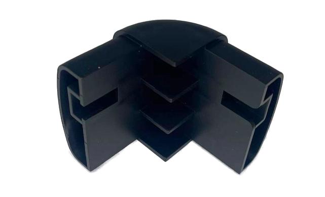 Угловой соединитель для трека черный t409 BL 3