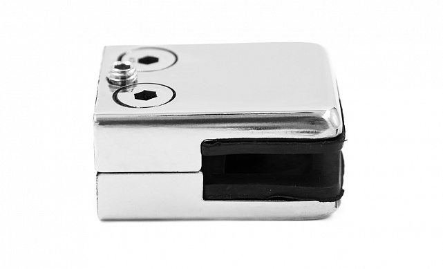 Стеклодержатель штампованный, под стекло 8 мм (4+4 мм), на плоскость 40х24х48 полированный (AISI 304) k352 5 Стеклодержатель штампованный, под стекло 8 мм (4+4 мм), на плоскость 40х24х48 полированный (AISI 304) k352 5