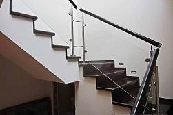 Стеклянные перила для колодезных лестниц в Санкт-Петербурге. Готовые проекты ПерилаГлавСнаб - фото 8