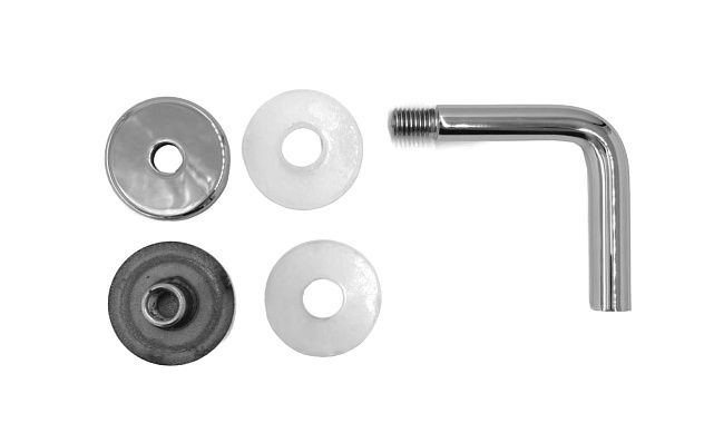 Держатель поручня к стеклу, вынос 60х70, Ø43х5 мм для стекла 10-12мм, (AISI 304) k008-5 3 Держатель поручня к стеклу, вынос 60х70, Ø43х5 мм для стекла 10-12мм, (AISI 304) k008-5 3