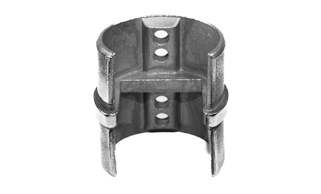 Соединитель с пазом на трубу Ø48.3 мм, полированный (AISI 304) k236 5