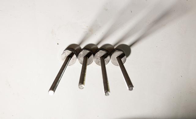 Комплект торцевого крепления несущего стекла, гайка-шайба Ø50х10х18 мм с внутренней резьбой М16(для оцинковки), полированный AISI 304, уценка k277-7-У 7