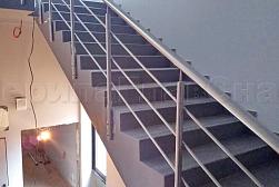 Ограждения из нержавеющей стали с тремя ригелями в Санкт-Петербурге. Готовые проекты ПерилаГлавСнаб - фото 8