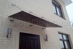 Стеклянные козырьки на вантах в Санкт-Петербурге. Готовые проекты ПерилаГлавСнаб - фото 27