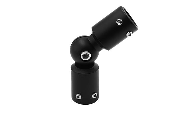  Соединитель трубы 19 мм шарнирный, цинк, черный t915 BZn 5