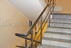 Перила и ограждения из нержавеющей стали с двумя ригелями в Санкт-Петербурге. Готовые проекты ПерилаГлавСнаб - фото 11