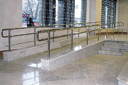 Поручни для инвалидов из нержавеющей стали в Санкт-Петербурге. Готовые проекты ПерилаГлавСнаб - фото 13
