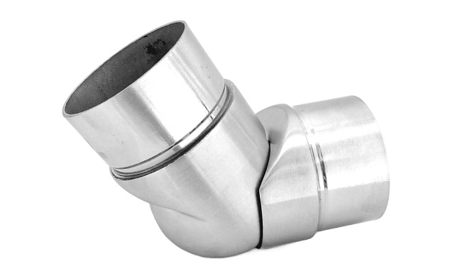 Поворот литой, внутренний, шарнирный, под Ø50.8х1.5 мм, шлифованный, AISI 304 Фk011-6 9 Поворот литой, внутренний, шарнирный, под Ø50.8х1.5 мм, шлифованный, AISI 304 Фk011-6 9