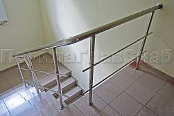 Перила и ограждения из нержавеющей стали с двумя ригелями в Санкт-Петербурге. Готовые проекты ПерилаГлавСнаб - фото 14