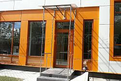 Козырьки и навесы на металлокаркасе в Санкт-Петербурге. Готовые проекты ПерилаГлавСнаб - фото 14