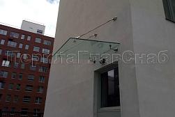 Стеклянные козырьки на вантах в Санкт-Петербурге. Готовые проекты ПерилаГлавСнаб - фото 3