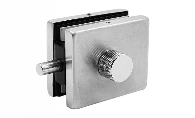 Защелка с ответной частью на стену и пол, шлифованная, вырез 17 t138 SSS 8