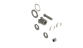 Стеклодержатель (рутель) с зенковкой AISI304 k364