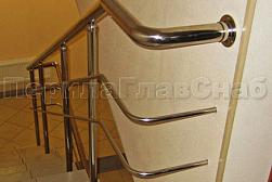 Перила и ограждения из нержавеющей стали с двумя ригелями в Санкт-Петербурге. Готовые проекты ПерилаГлавСнаб - фото 12