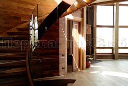 Стеклянные перила для винтовых лестниц в Санкт-Петербурге. Готовые проекты ПерилаГлавСнаб - фото 17