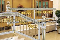 Латунные перила под золото в Санкт-Петербурге. Готовые проекты ПерилаГлавСнаб - фото 18