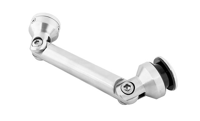 Крепление стекло-стена, штанга 103 мм, без зенковки tt201-103А SSS 6