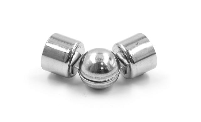Поворот ригеля 12 мм, штампованный, регулируемый, шаровый, внешний (AISI 304) k251 7